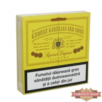 Пачка сигарет George Karelias and Sons Superior Virginia (1 пачка) Duty Free
