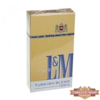 Пачка сигарет L&M Turkish Blend 100's USA