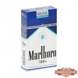 Пачка сигарет Marlboro Menthol Rich Blue 100's USA