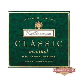 Пачка сигарет Nat Sherman Classic Menthol USA