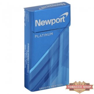 Пачка сигарет Newport Platinum Blue 100s USA