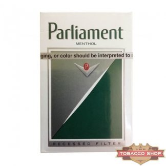 Пачка сигарет Parlament Menthol Silver USA