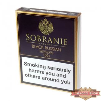 Пачка сигарет Sobranie Black Russian 100's (1 пачка) Duty Free