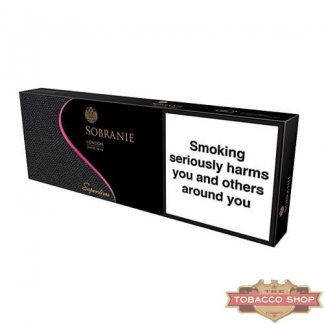 Блок сигарет Sobranie Superslims Black Duty Free