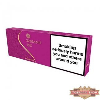 Блок сигарет Sobranie Superslims Pink Duty Free
