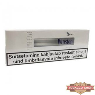 Блок сигарет Winston SuperSlims Silver Duty Free