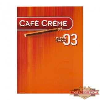Пачка сигарилл Cafe Creme Filter 03 Cream 8 cigars Duty Free