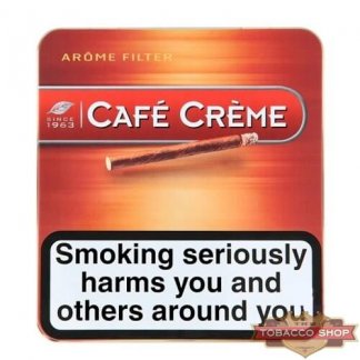 Пачка сигарилл Cafe Creme Filter Arome 10 cigars Duty Free