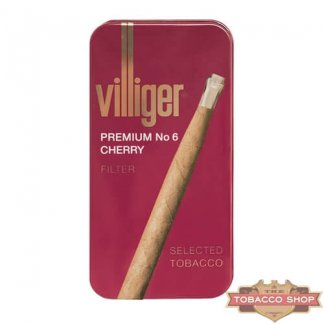 Пачка сигарилл Villiger Premium No 6 Cherry Duty Free