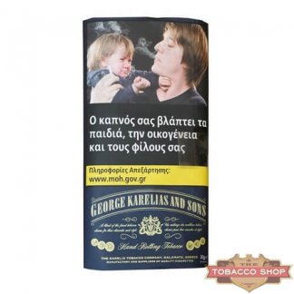 Пачка табака для самокруток George Karelias and Sons Dark Blue 30g Duty Free